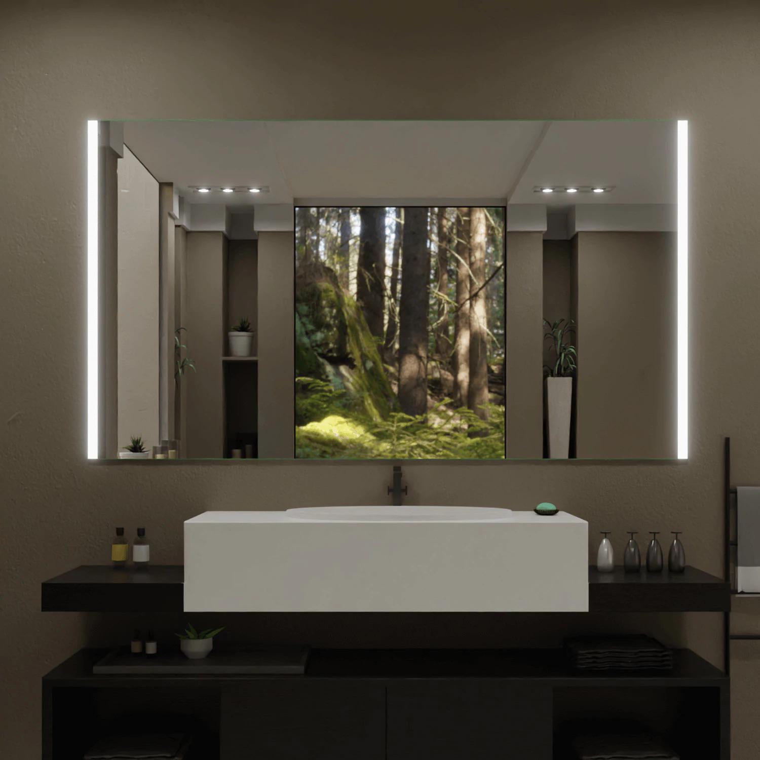 Зеркало Dim Dzerkal MALLE с LED-подсветкой 70х120 см (9687)