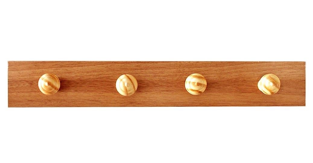 Вешалка для сумок из дерева Делакот 4 Сиена/Бланже (ВСУ-40300501)