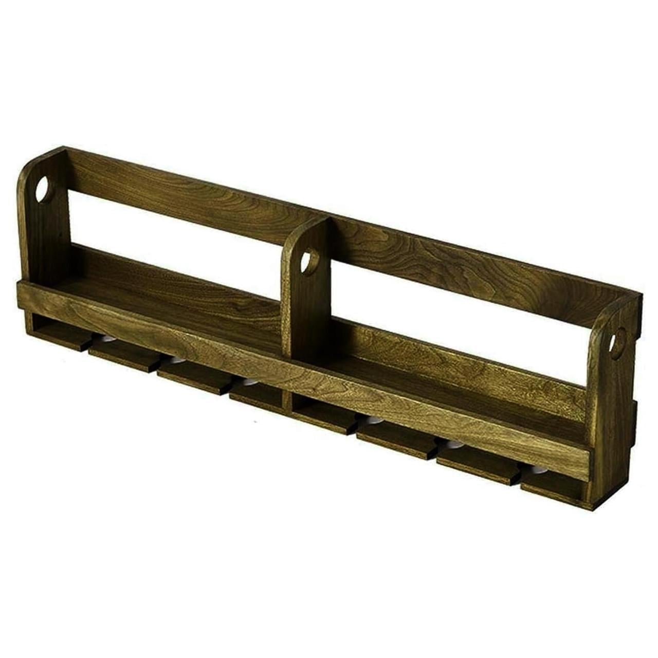 Полка для вина настенная из дерева Танабе Мускат (ПНК-002807)