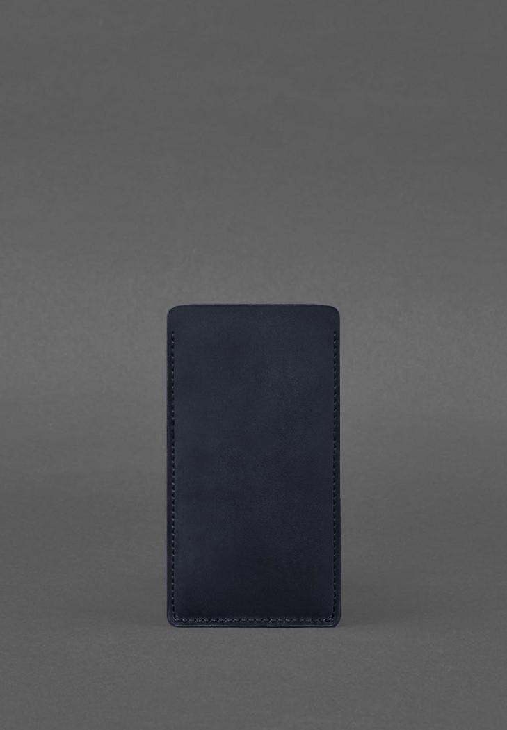 Кожаный чехол для iPhone 13 Синий Crazy Horse (A-027655) - фото 4 Кожаный чехол для iPhone 13 Синий Crazy Horse (A-027655) - фото 4