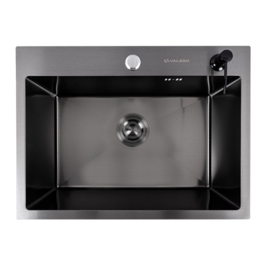 Мийка кухонна Valeso Handmade PVD Чорний (3.0/0.8)