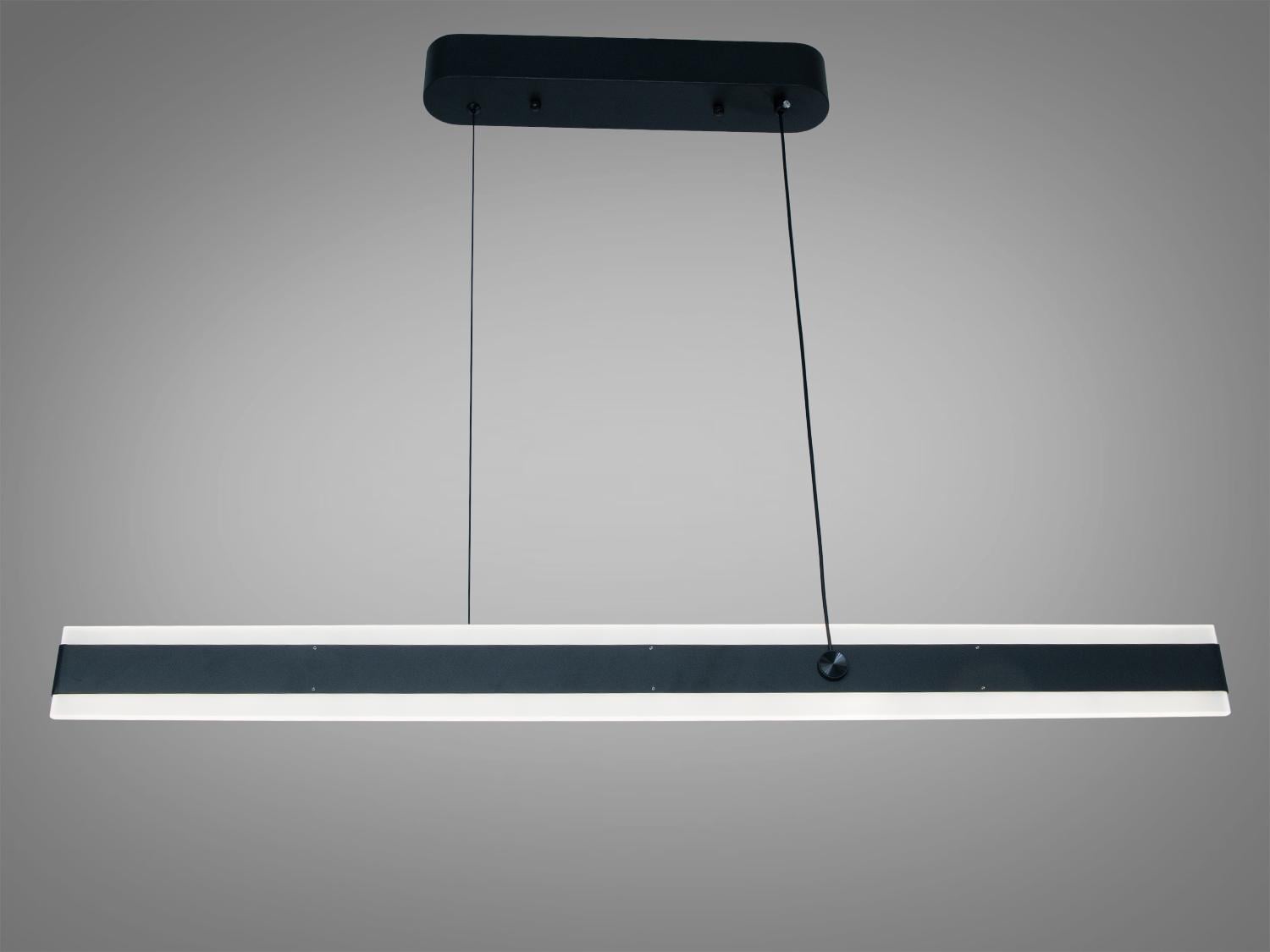 Люстра LED подвесная линейная Diasha 50 Вт Черный (XH1003/1000BK)