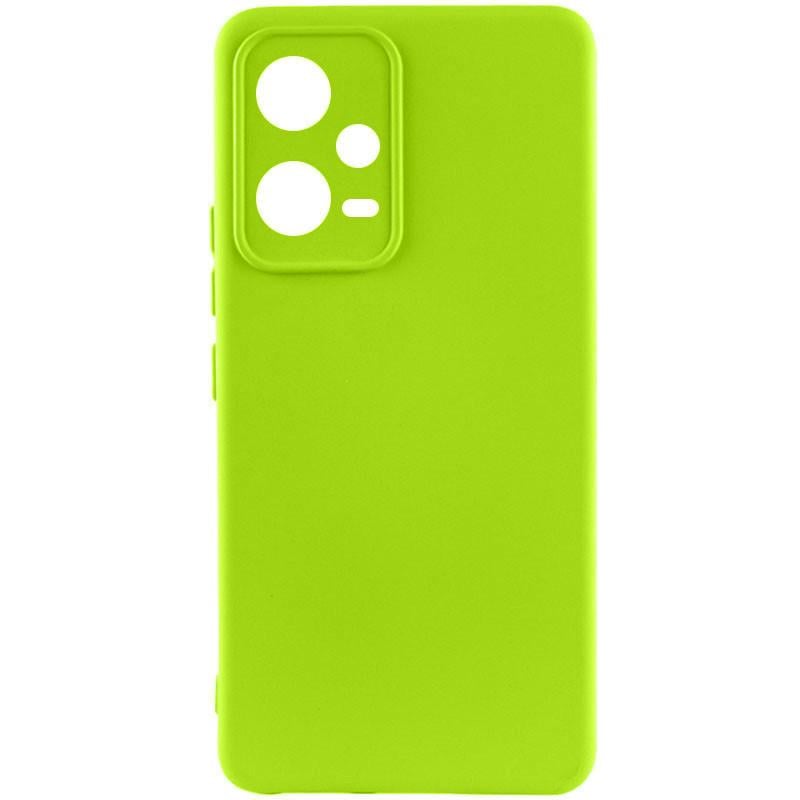 Противоударный чехол Silicone Cover Lakshmi Full Camera (A) для Xiaomi Poco X5 5G / Redmi Note 12 5G Neon Green