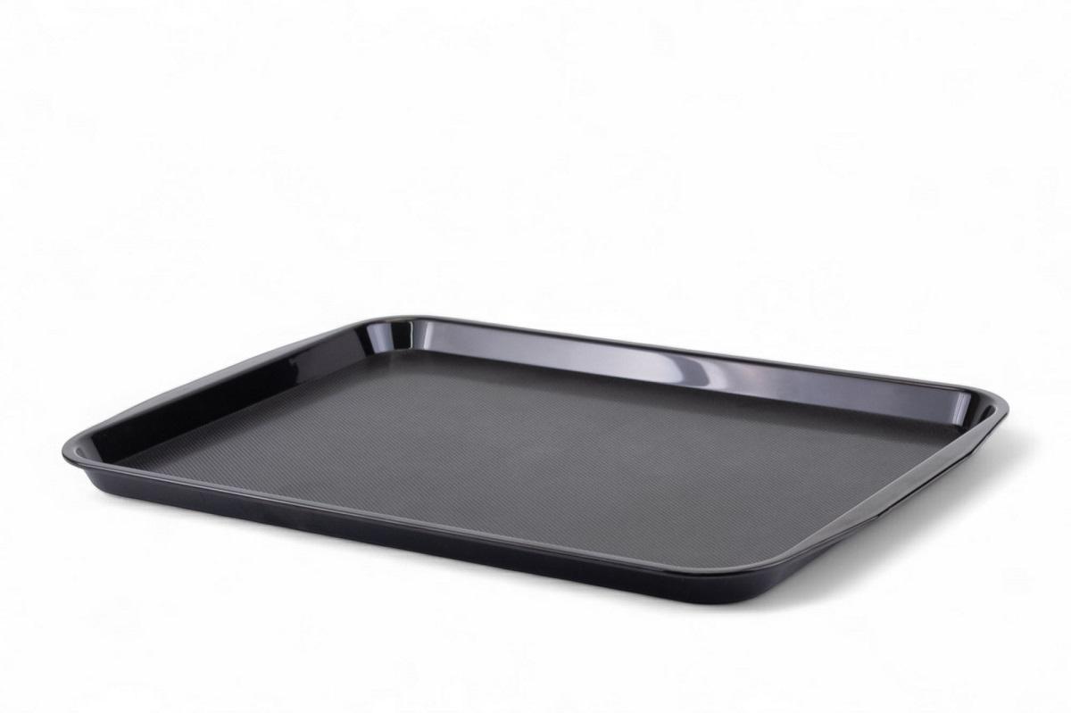 Піднос прямокутний One Chef з ручками 43х31 см Чорний (504324) - фото 2