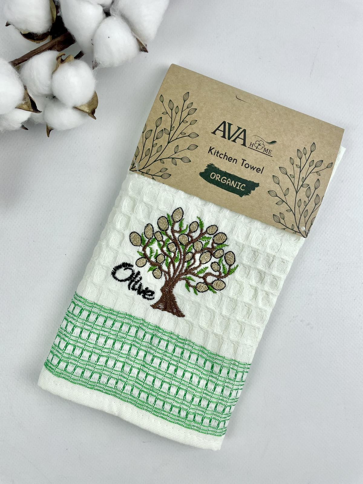 Кухонное полотенце вафельное Quality Olive 45х70 см (CN37440)