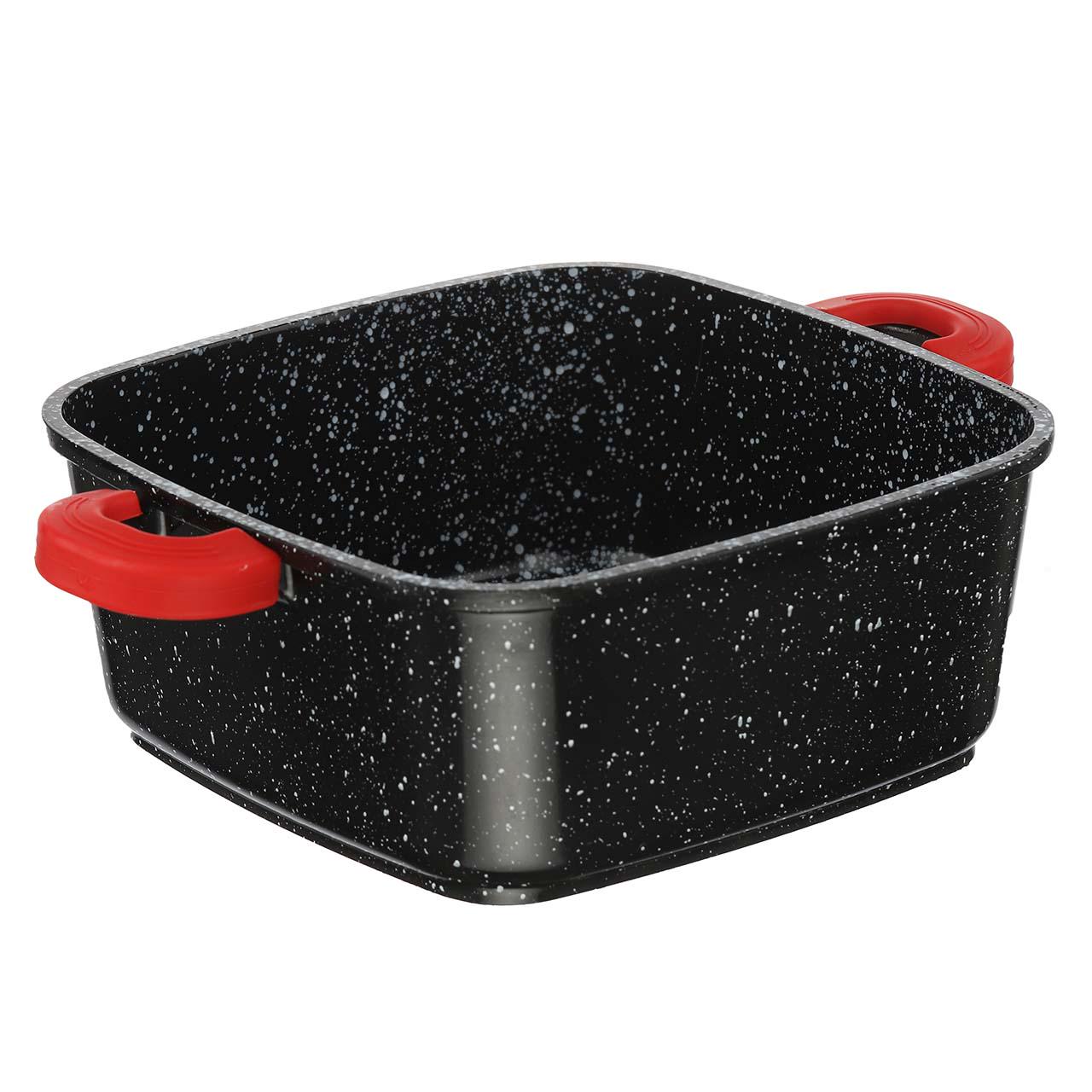 Каструля A-PLUS квадратна з мармуровим покриттям 5,1 л (1473) - фото 2