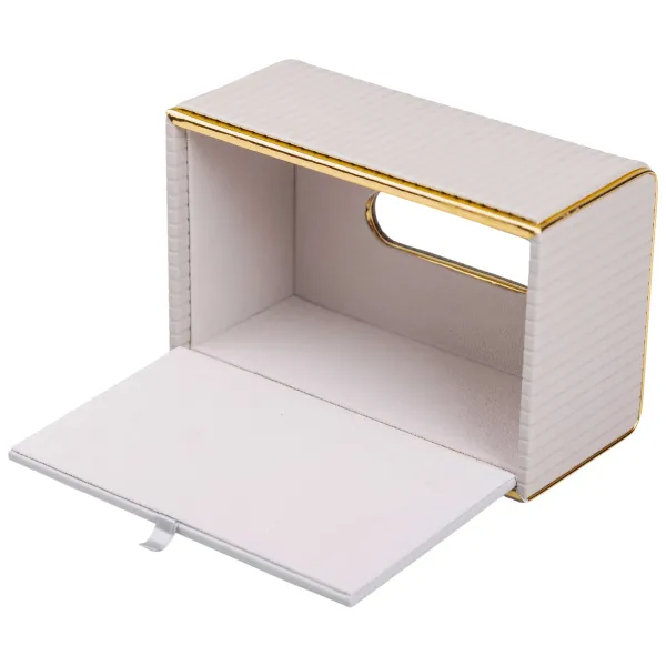 Серветниця з екошкіри 23х13,5х9 см Сірий - фото 4 Серветниця з екошкіри 23х13,5х9 см Сірий - фото 4