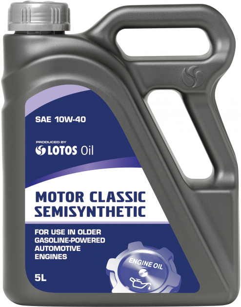 Мастило напівсинтетичне Lotos Motor Classic Semisyntetic SG/CE 10W-40 5 л