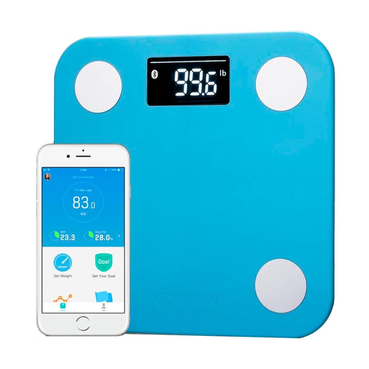 Смарт-ваги YUNMAI Mini Smart Scale Blue (M1501-BL) - фото 4