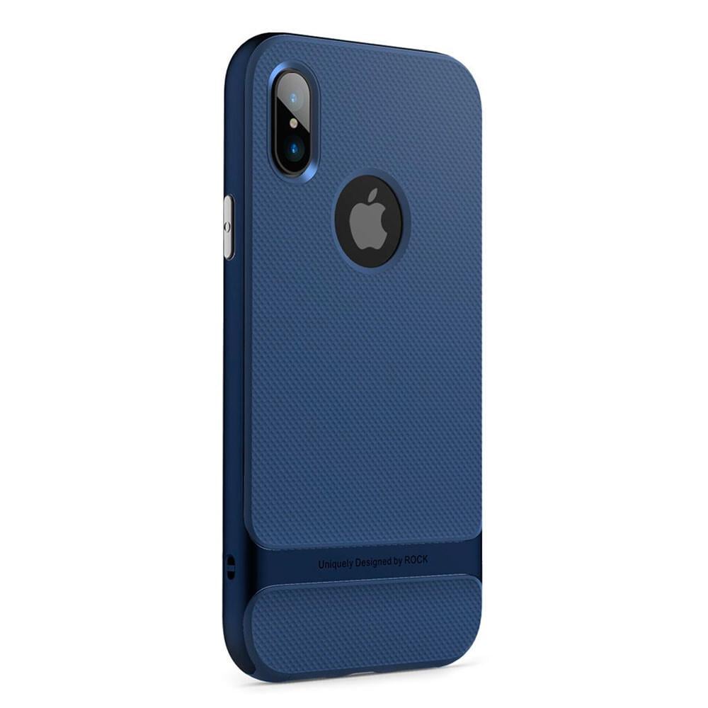 Чохол накладка Rock Royce series for iPhone X, Blue - фото 2