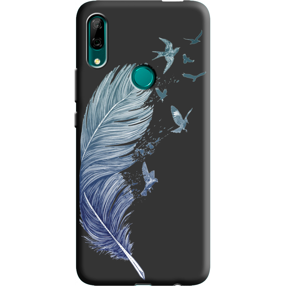 Чехол Boxface Huawei P Smart Z Feather Черный силикон (37381-cc38-38944)