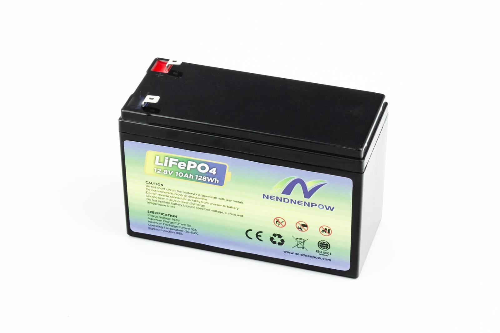 Акумулятор 12,8V 10Ah 128Wh iFePO4 151x65x94 мм (348323)
