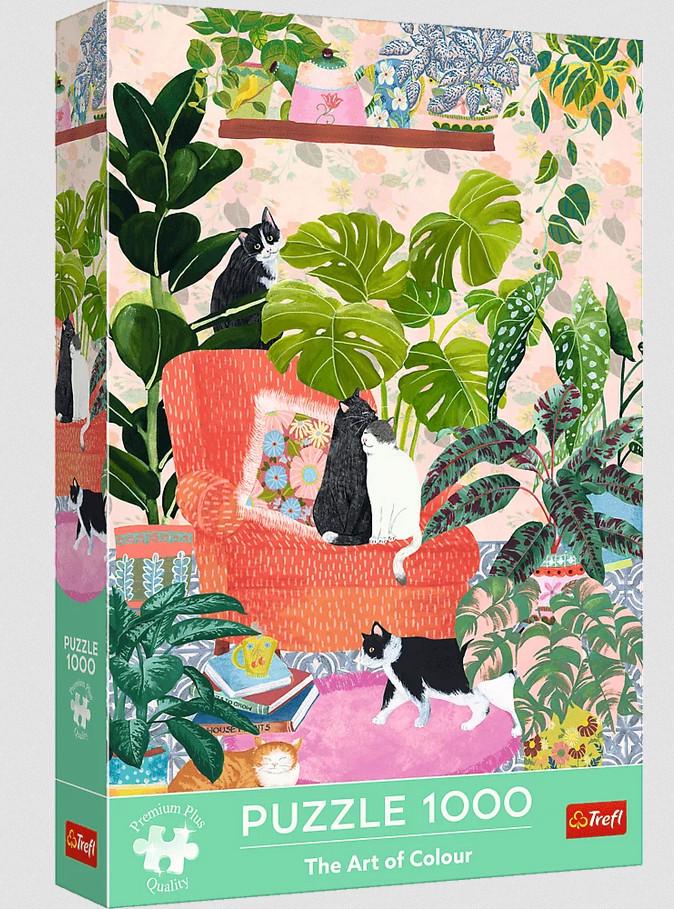 Пазл Trefl Нет лучшего места чем дом Искусство цвета 1000 ел.