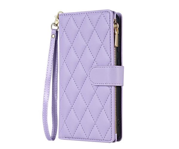 Чехол-кошелек Lingge для iPhone 16 Plus Фиолетовый