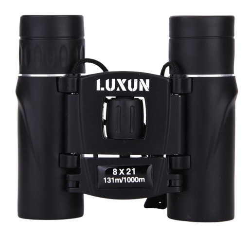 Бинокль Luxun 8x21 со стеклянными линзами Черный