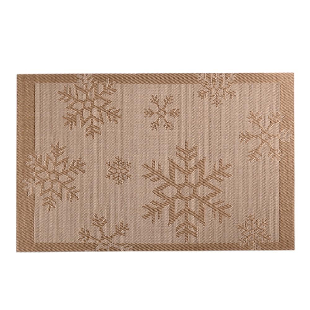 Набір серветок для сервірування R33654 ПВХ 6 шт. 30х45 см Бежевий (32202268)