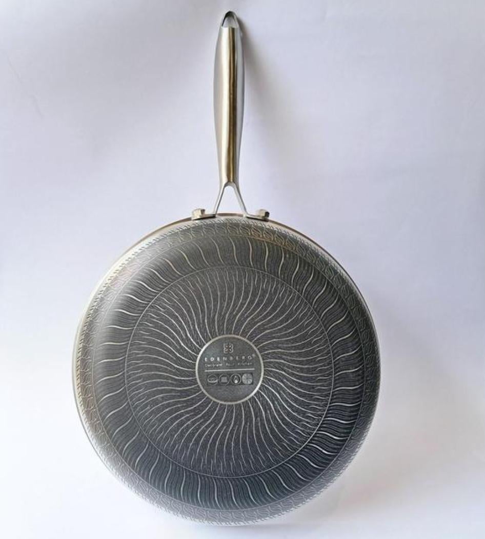 Сковорода с крышкой Edenberg EB-13062 из нержавеющей стали 26x7 см (EB-13062) - фото 4 Сковорода с крышкой Edenberg EB-13062 из нержавеющей стали 26x7 см (EB-13062) - фото 4