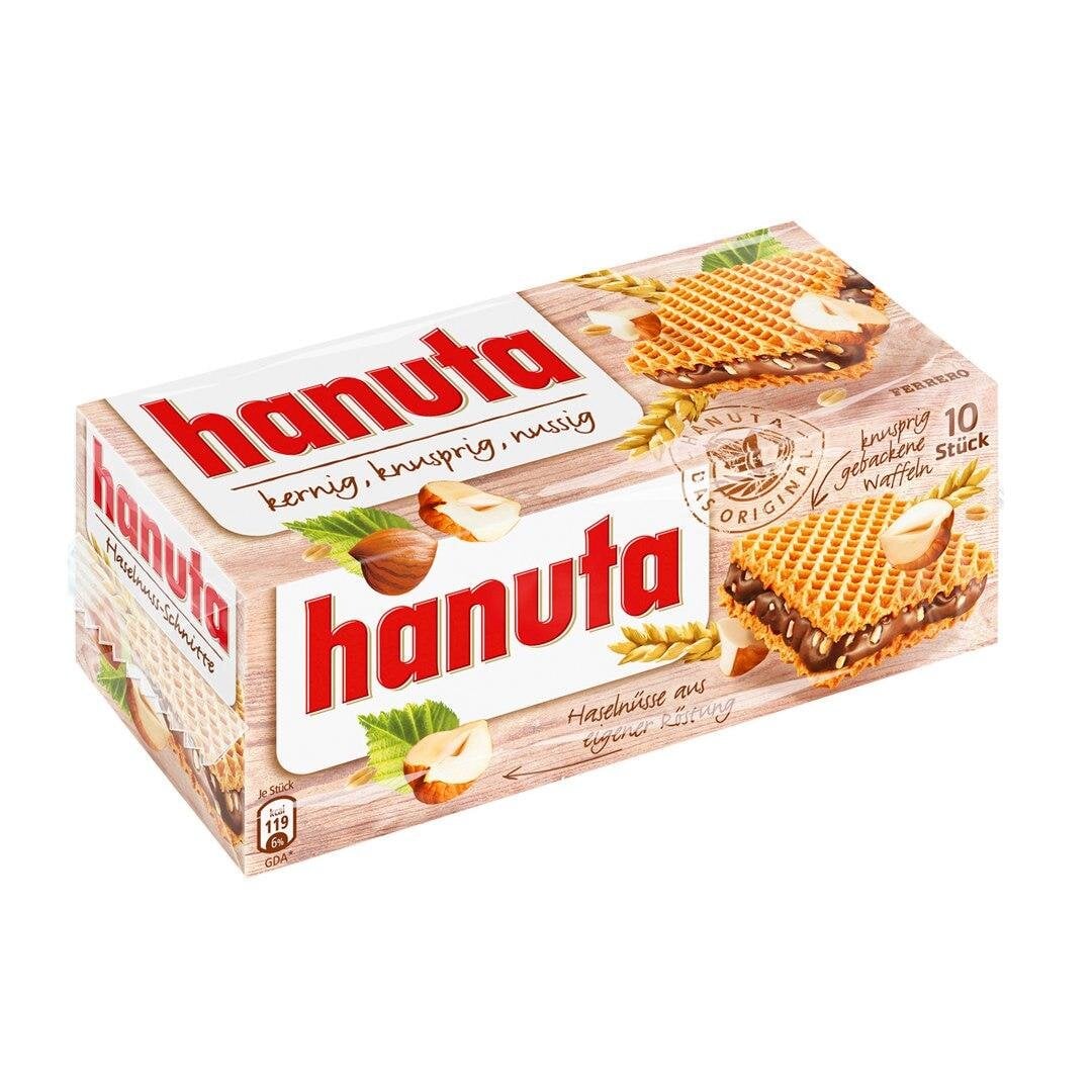 Вафлі Hanuta haselnuss-schnitte 220 г (759795622)
