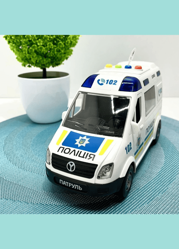 Іграшковий мікроавтобус Union Group 69609 Поліція 21 см (46543) - фото 11 Іграшковий мікроавтобус Union Group 69609 Поліція 21 см (46543) - фото 11