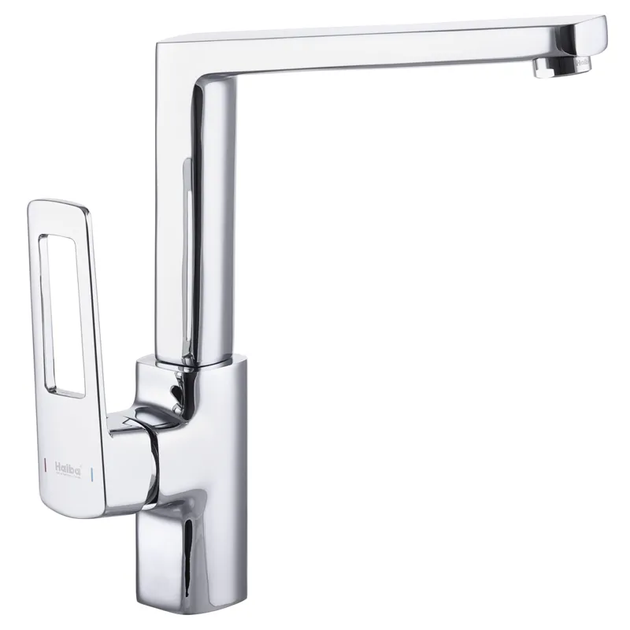 Смеситель для кухни однорычажный Haiba ENIO 018 Chrome (HB0891) Смеситель для кухни однорычажный Haiba ENIO 018 Chrome (HB0891)