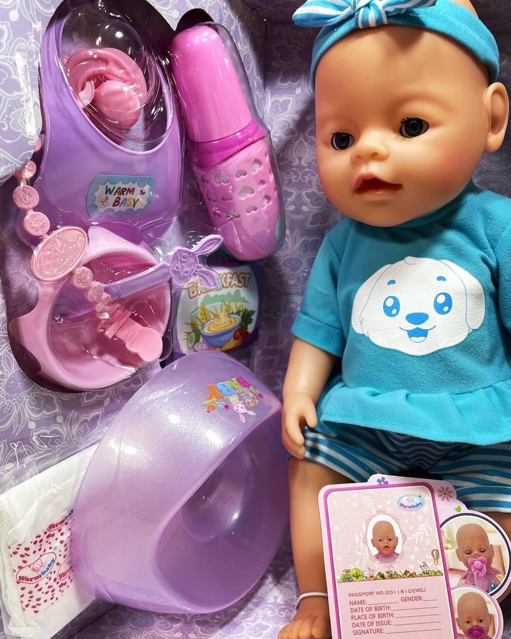 Пупс функциональный 10 функций ходит в туалет/ест/оснащен пищалкой с аксессуарами - фото 3 Пупс функциональный 10 функций ходит в туалет/ест/оснащен пищалкой с аксессуарами - фото 3