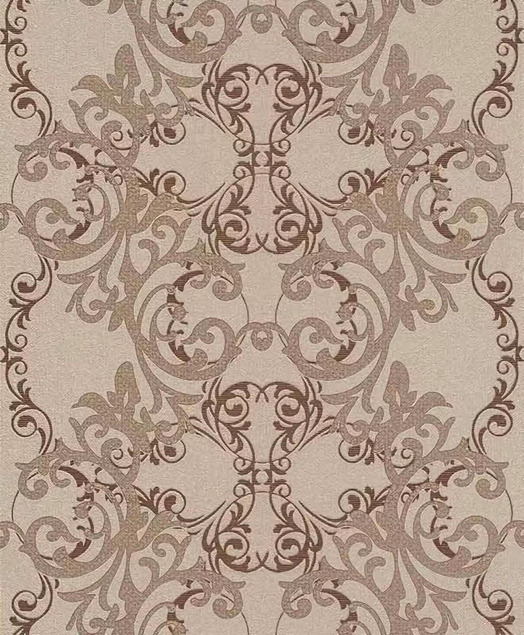 Обои флизелиновые Erismann Altea 5235-02 винил горячего тиснения 1,06х10,05 м Коричневый