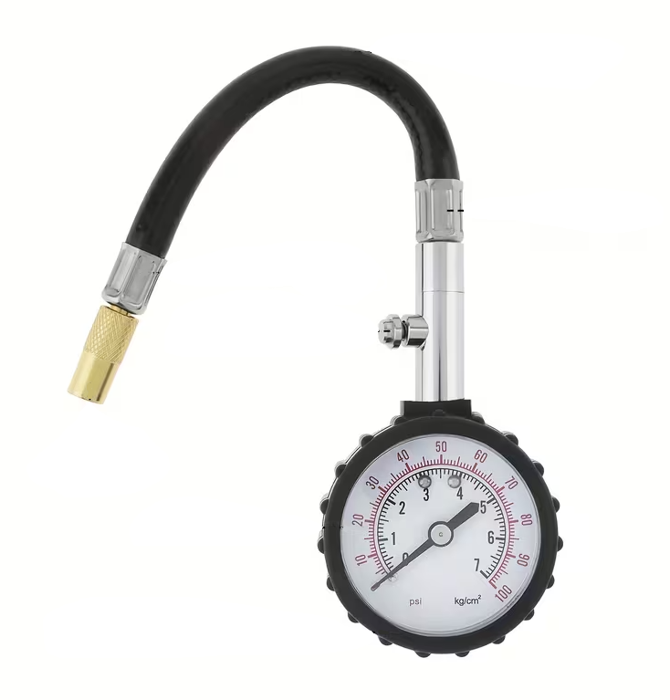 Манометр до 7 кг/ куб. см 100psi для перевірки тиску в шинах пневмобалонах (500308)