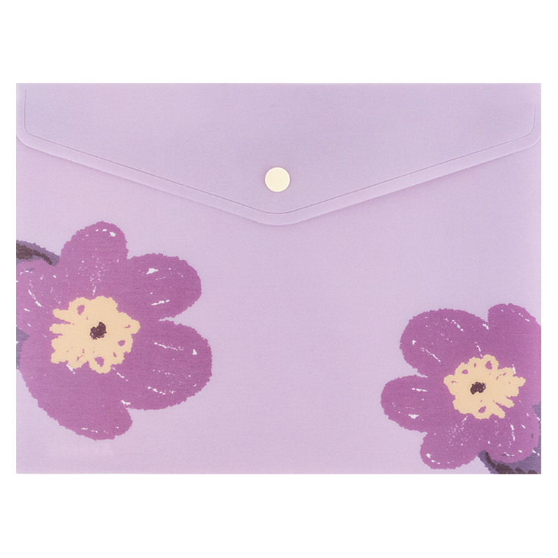 Папка на кнопке Axent А5+ Lavender-4 (1496-39-A)