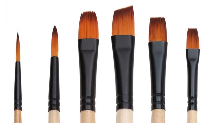 Пензлі для малювання нейлонові Worison 6 шт. (WN-PB6) - фото 7 Пензлі для малювання нейлонові Worison 6 шт. (WN-PB6) - фото 7