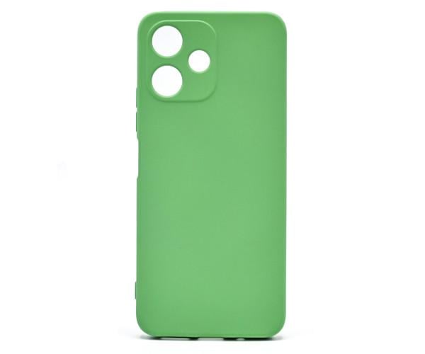 Чохол - накладка Silicone Cover Full для Xiaomi Redmi 12 5G / Poco M6 Pro 5G Зелёный