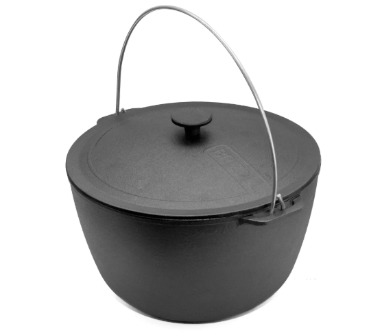Котел чавунний туристичний Brizoll з чавунною кришкою 10 л (KT10-1) - фото 1 Котел чавунний туристичний Brizoll з чавунною кришкою 10 л (KT10-1) - фото 1