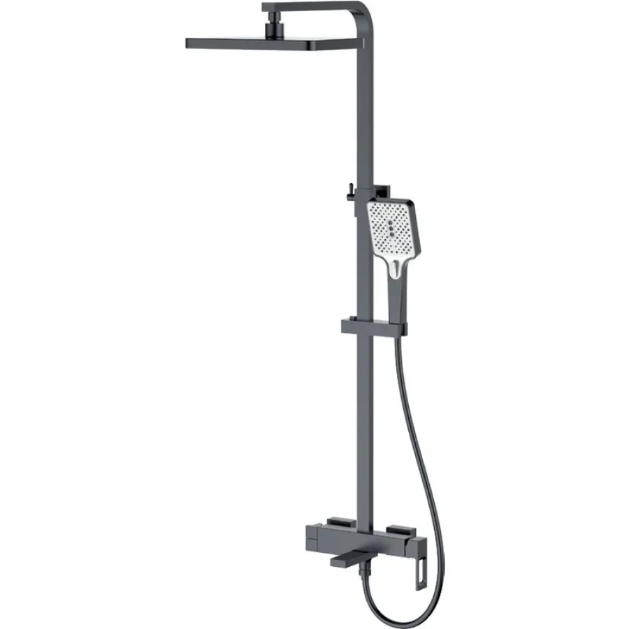 Душевая колонна со смесителем Haiba KANT 009-J Graphite (HB9665)