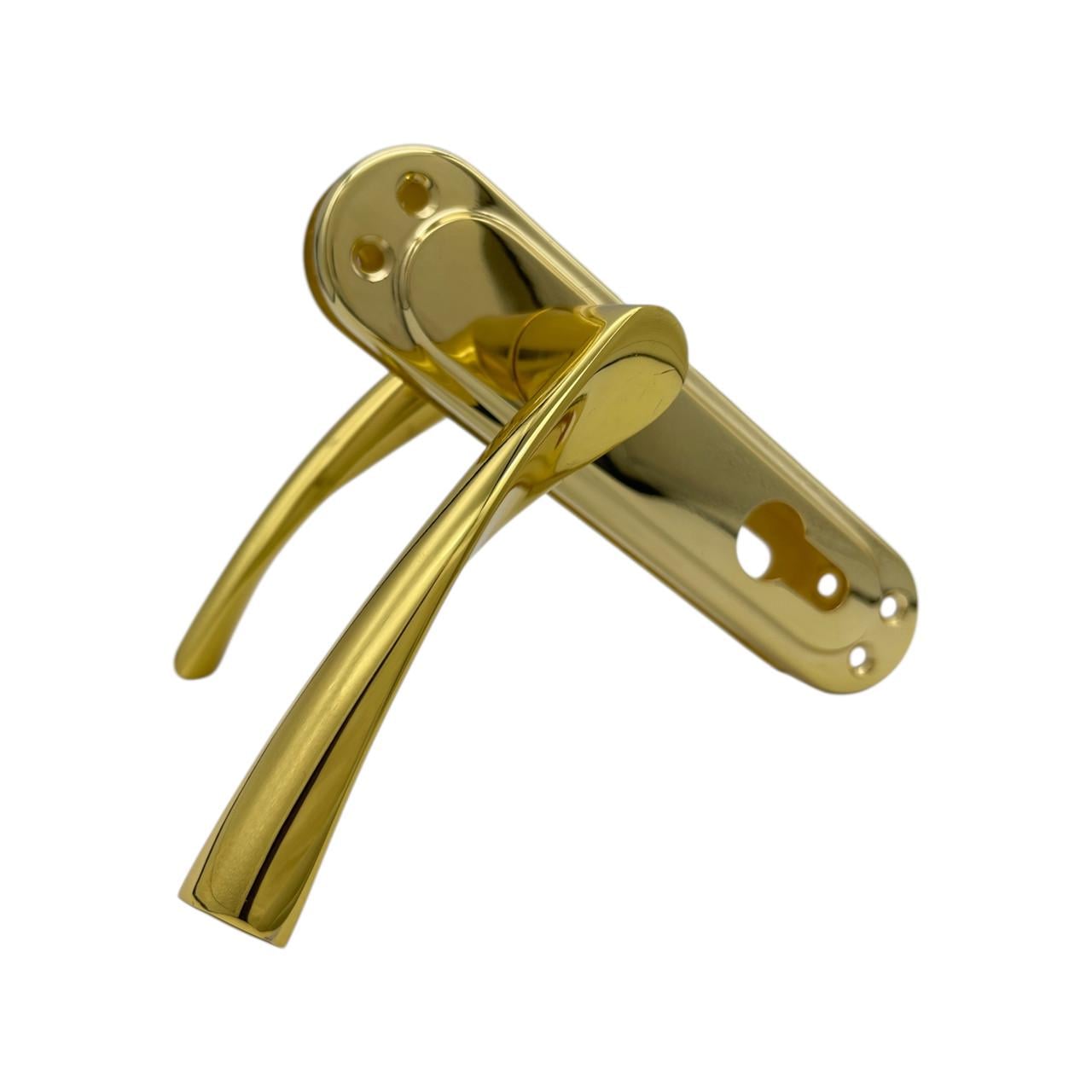 Дверные ручки межкомнатные цинковые Fuaro Corona GP У-62 мм (370033)