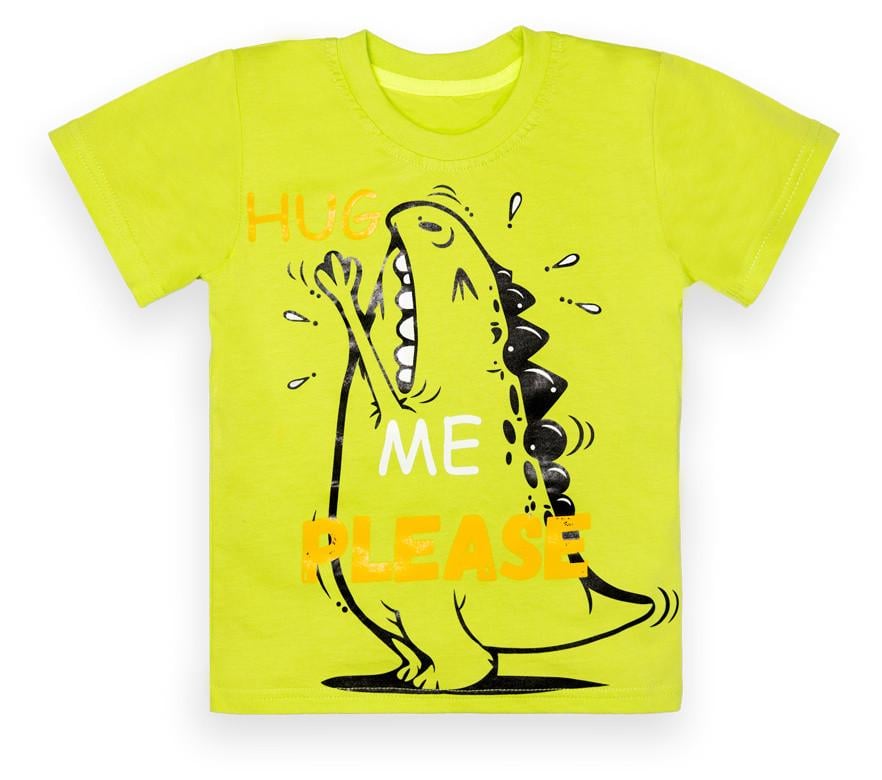 Футболка детская хлопковая для мальчика Gabbi FT-22-9/1 Cool 110 см Зеленый (13226)