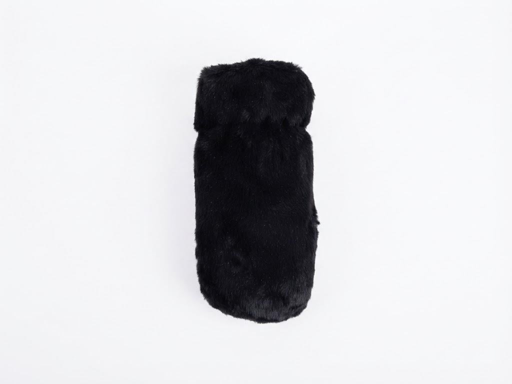 Перчатки детские норковые зимние one sise Черный (M30-71)