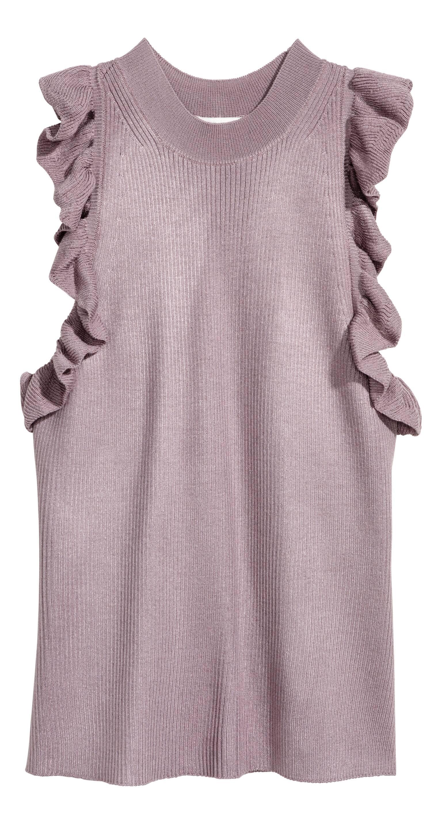 Топ H&M 507533П M Темно-лавандовый