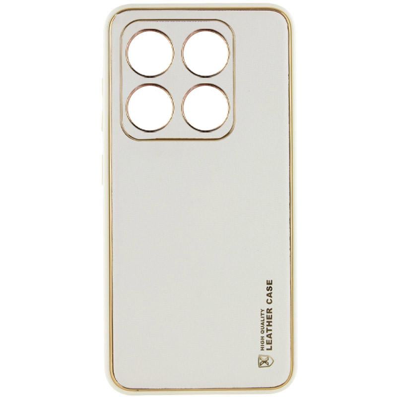 Протиударний Шкіряний Чохол Xshield для Xiaomi 14 Білий / White