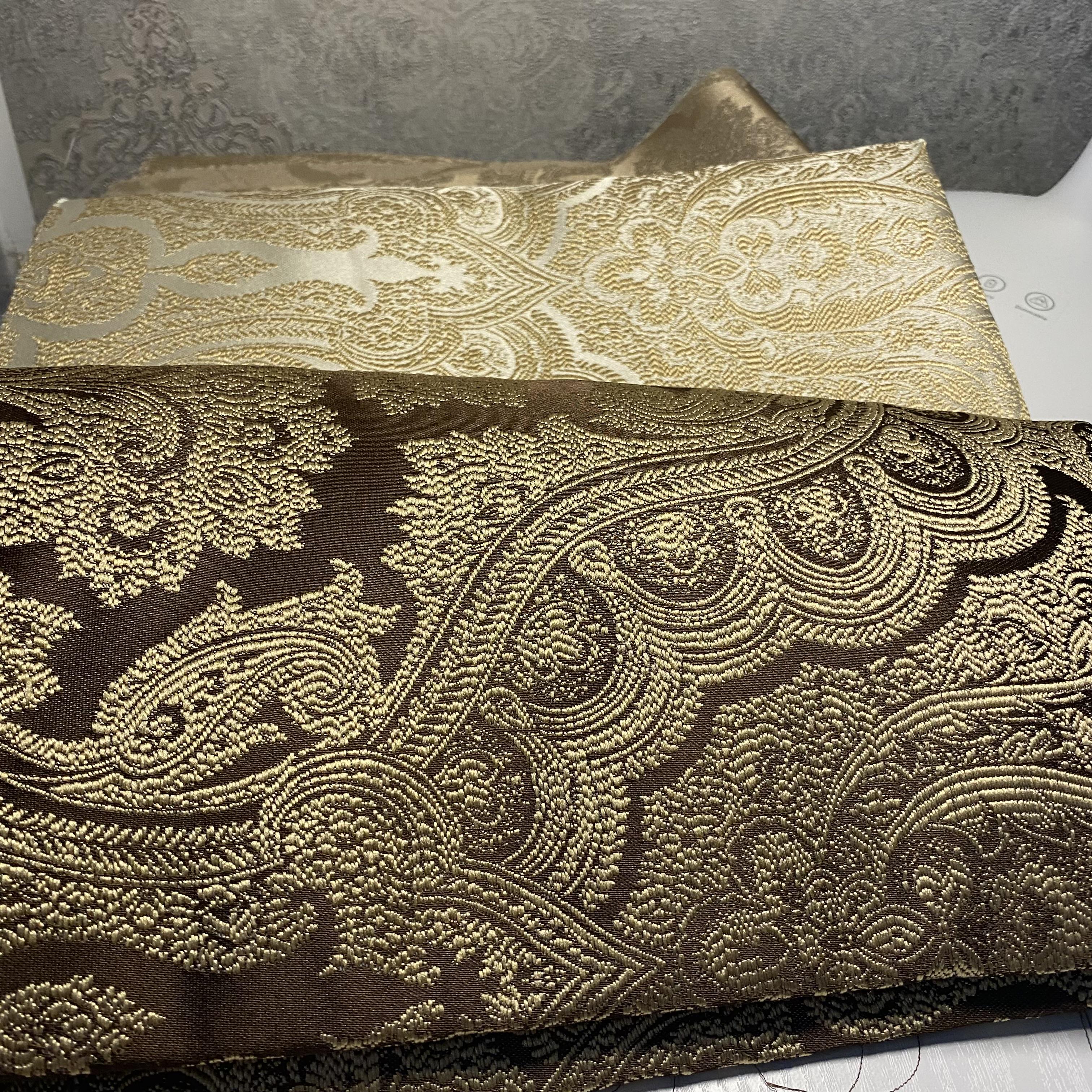 Тканина жакард Mebellini Валенсія 145 см Шоколад (MTEP2000-001) - фото 6