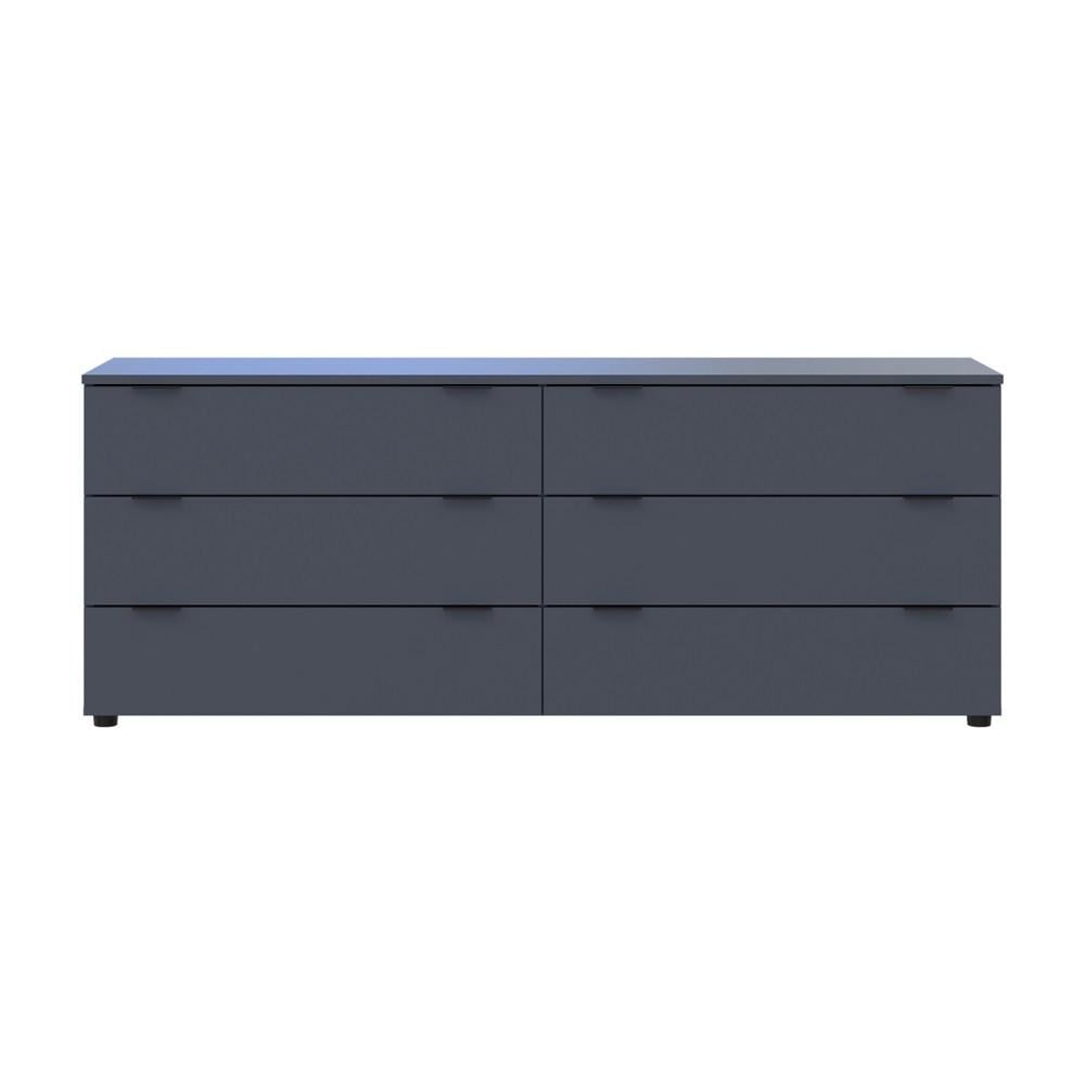 Комод Doros Рон 9 DRS-011778 6 ящиков 160х38х62 см Графит (41516176) - фото 4