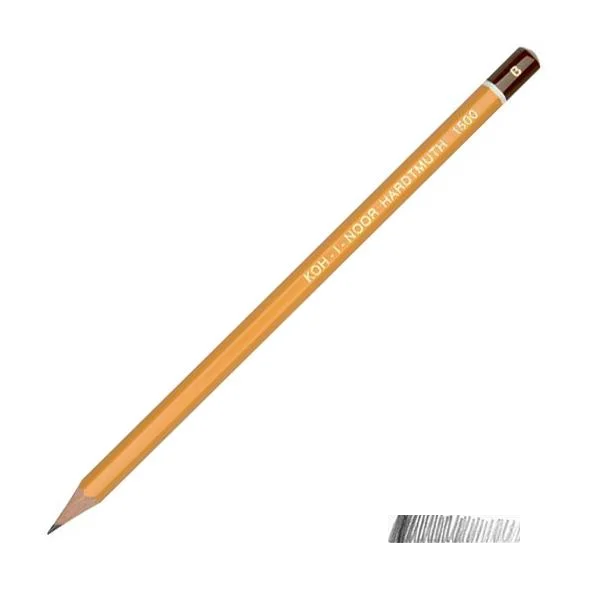Карандаш чернографитный Koh-i-noor 1500V (44851)