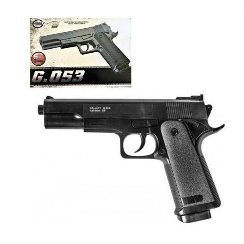 Пистолет страйкбольный Galaxy Beretta G053 пластиковый на пульках (195771)