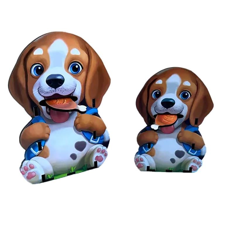 Іграшка дитяча дерев'яна Ubumblebees PSF113 Нагодуй собачок пазл-сортер