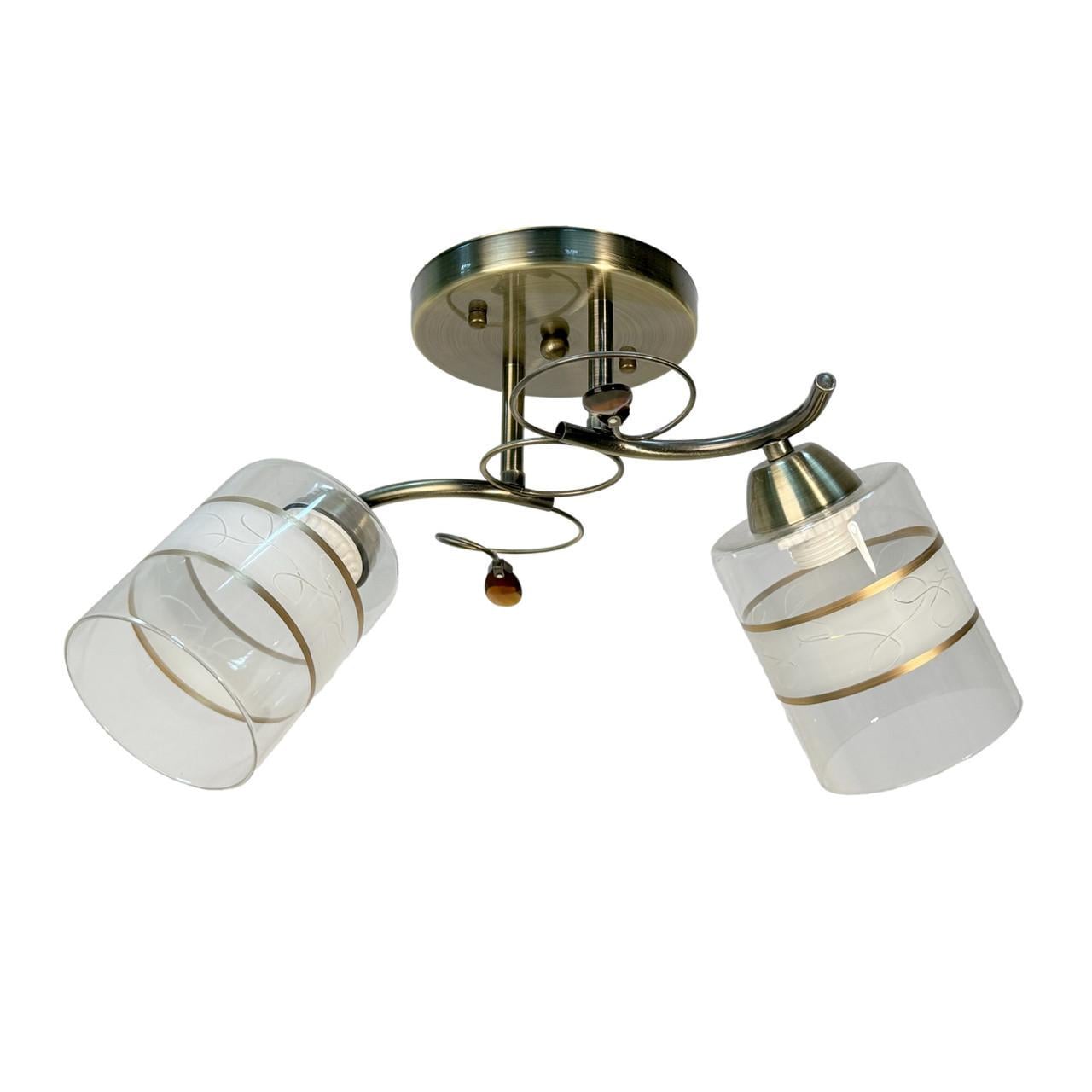 Люстра потолочная Svet SH-7780/2 AB на 2 плафона Бронзовый