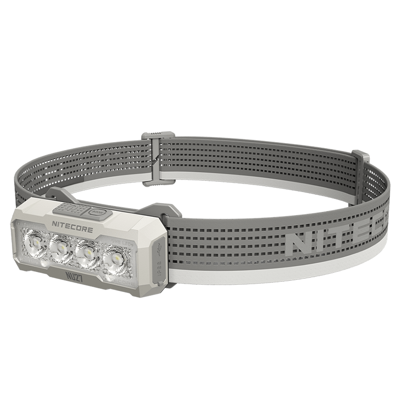 Налобний Ліхтар Nitecore NU27 (600 Люмен 123 Метри - USB-C) Білий