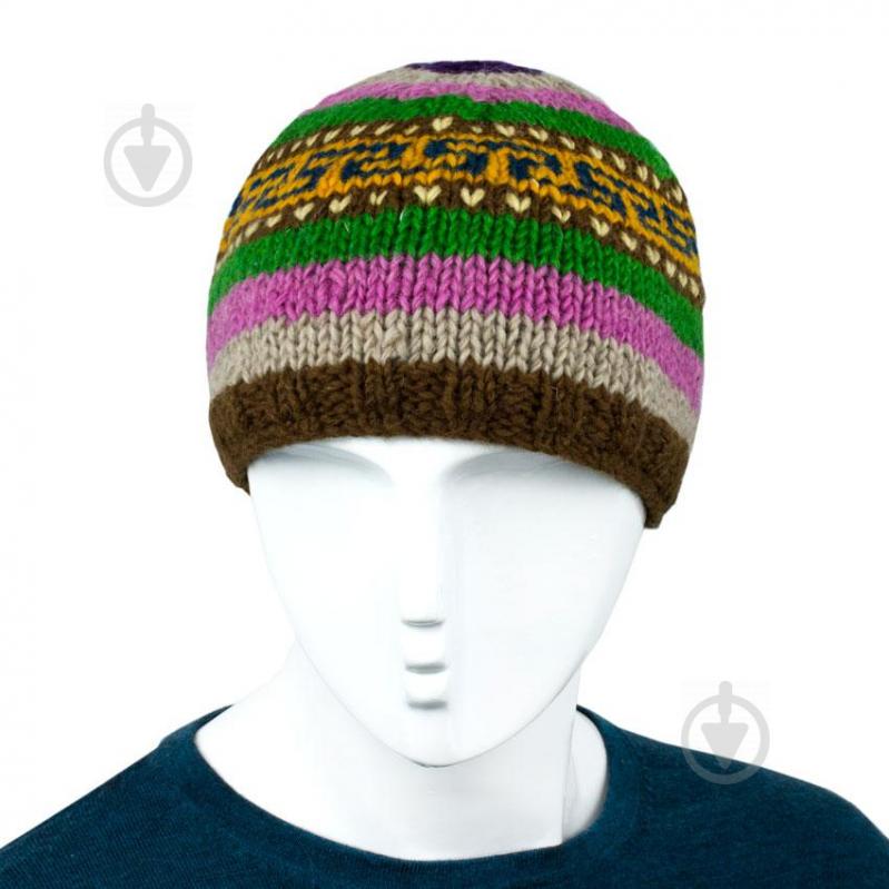 Шапка Kathmandu Пана Ручная работа 100% шерсть яка М 57-58 Разноцветная (25736)