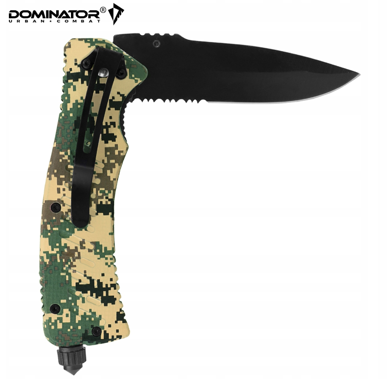 Ніж складаний для виживання Dominator FIRST EDC пружинний Камуфляж - фото 6