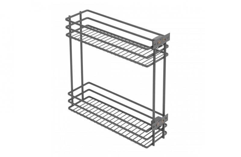 Карго GTV MOVIX 200 мм 2-рівневий овальний прут з доводкою правий Графіт Карго GTV MOVIX 200 мм 2-рівневий овальний прут з доводкою правий Графіт