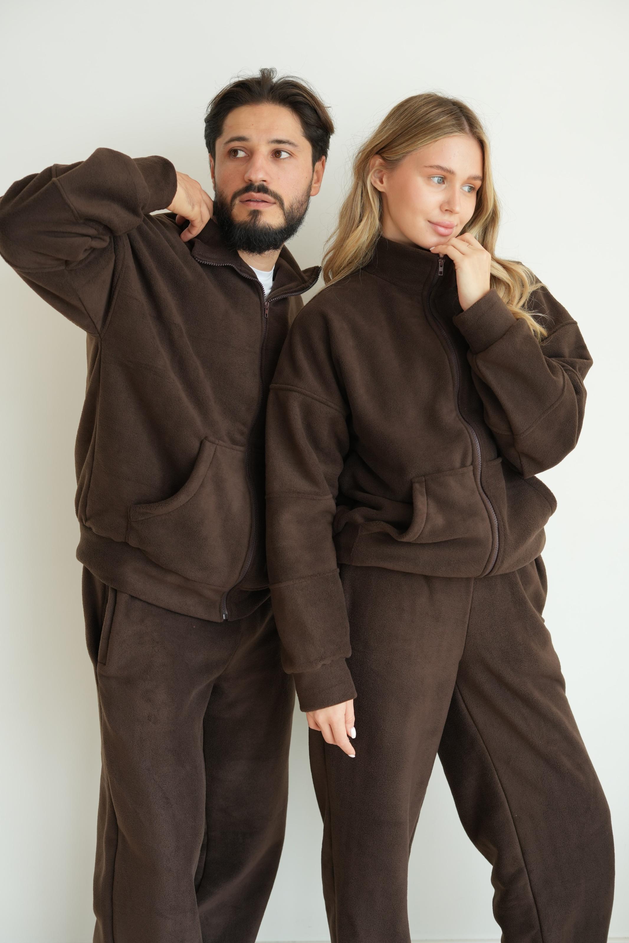 Костюм чоловічий флісовий CASUAL 3XL Шоколадний (10303XXXLm) - фото 4 Костюм чоловічий флісовий CASUAL 3XL Шоколадний (10303XXXLm) - фото 4