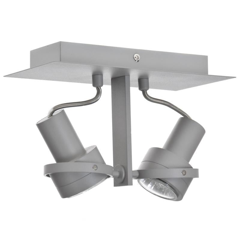 Подсветка накладная поворотная для офиса MS-07/2 GU10 DGY (26-086)