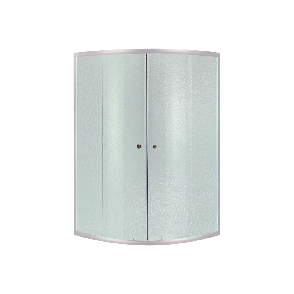 Душова кабіна Lidz Latwa SC80x80.SAT.HIGH.FR полукругла скло 4 мм без піддону Frost (47606)